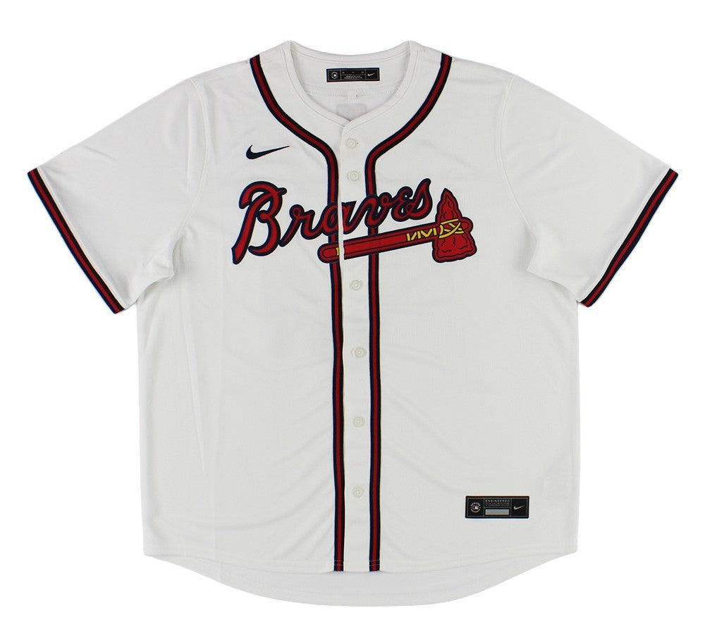 Michael Harris Signed Atlanta Braves White MLB Jersey w/ Inscription