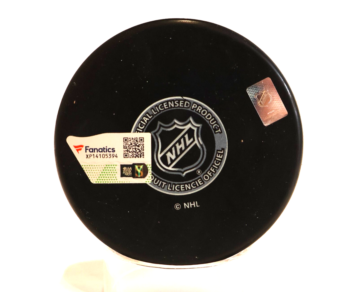 Cale Makar Autographed/Inscribed "2022 SC Champs" Avalanche Logo Puck - Fanatics