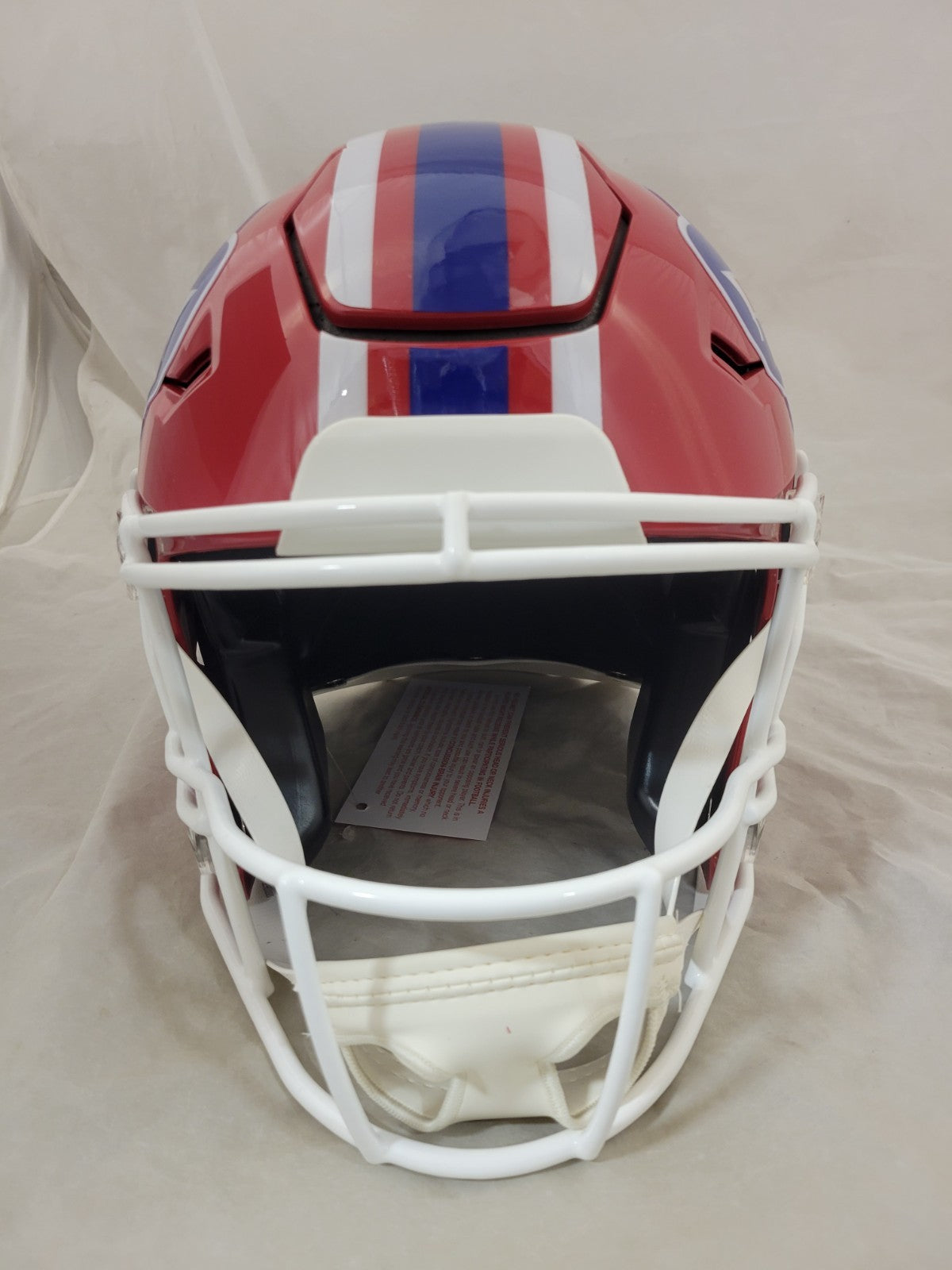 JAMES COOK SIGNED BUFFALO BILLS THROWBACK SPEEDFLEX AUTHENTIC HELMET BECKETT QR