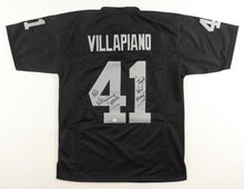 Phil Villapiano Signed Oakland Raiders Jersey Inscribed "SBXI & Just Win Baby"