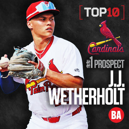 J J Wetherholt Signed St. Louis Cardinals Jersey (Beckett) 2025 Rookie/ 2nd Base