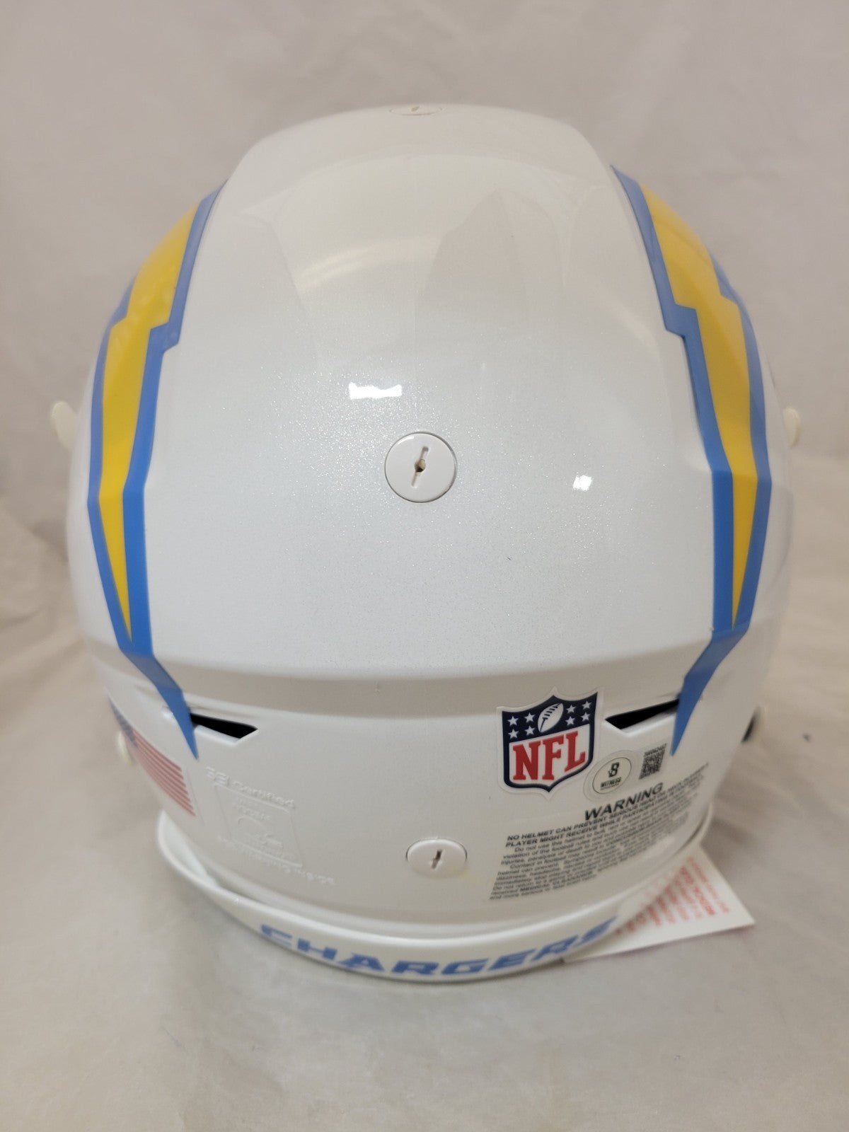 TRE HARRIS SIGNED LOS ANGELES CHARGERS SPEEDFLEX AUTHENTIC HELMET BECKETT