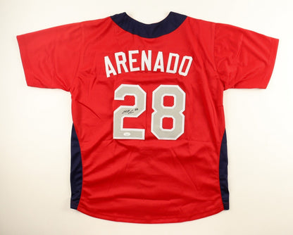 Nolan Arenado Signed 2018 All Star Game Jersey (JSA COA) Cardinals & Rockies 3.B