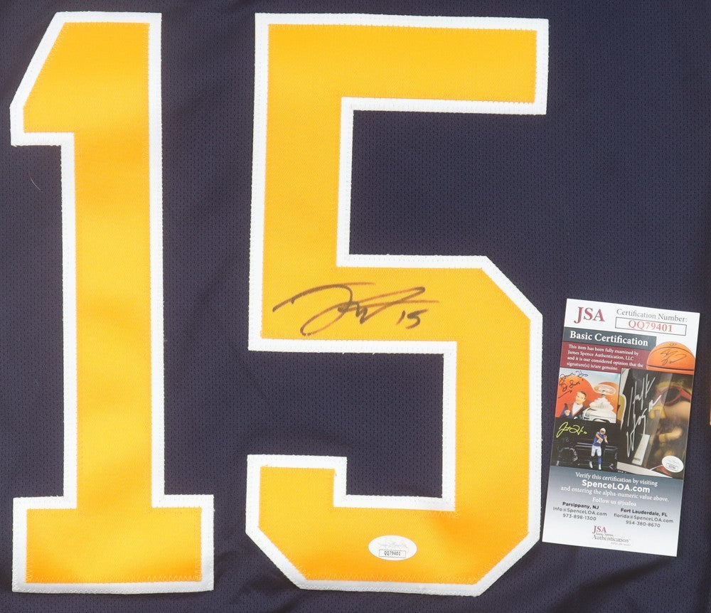 Jack Eichel Signed Buffalo Sabres Reebok Authentic Jersey (JSA COA) 2015 #2 Pick