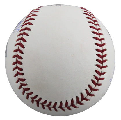 Astros George Springer "4x Insc" Signed 2017 WS Oml LE #47/50 Baseball Fanatics