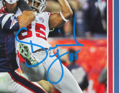 David Tyree Signed 8x10 Photo "The Catch" New York Giants Framed JSA 201611