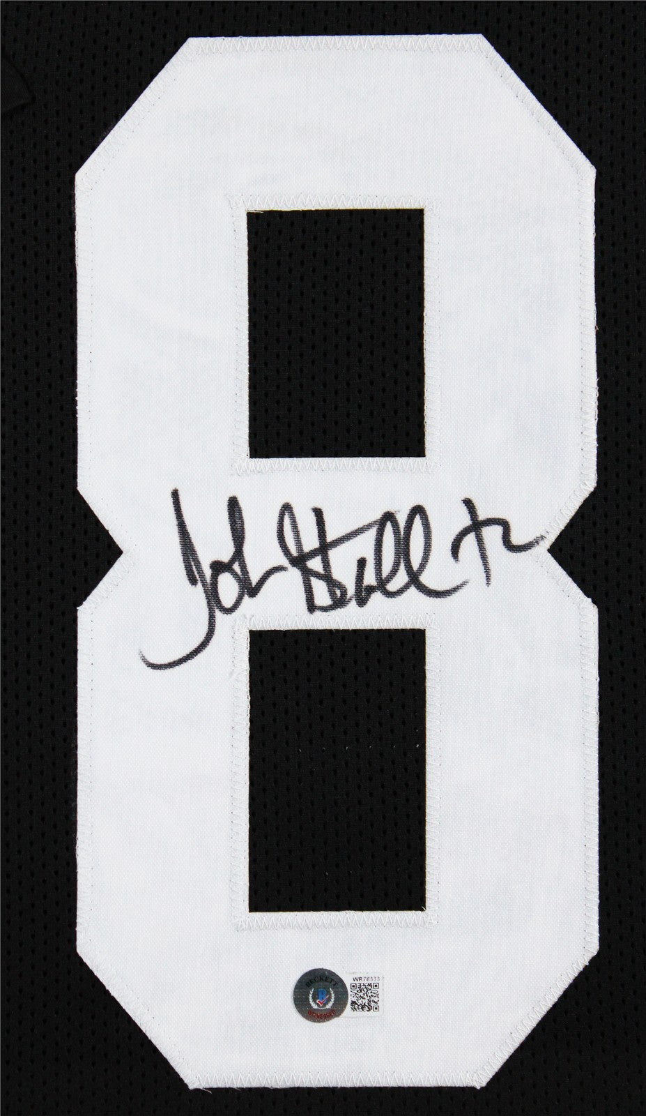 John Stallworth Authentic Signed Black Pro Style Framed Jersey BAS Witnessed