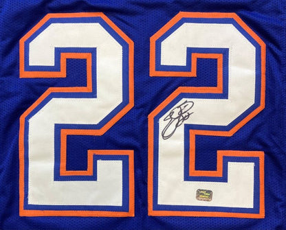 Emmitt Smith Florida Signed Blue Football Jersey Prova Hologram