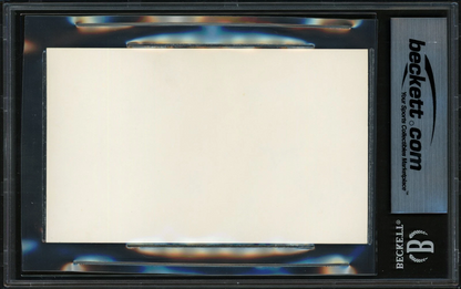 Paul Bear Bryant Signed 3x5 Index Card Alabama Beckett #19816606