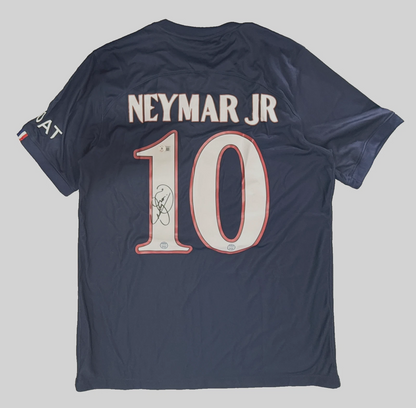 Neymar Jr Autographed Paris Saint-Germain PSG Nike Soccer Jersey Shirt Beckett