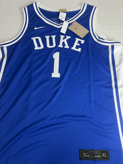 Kyrie Irving Autographed Duke Blue Devils Nike Jersey - JSA
