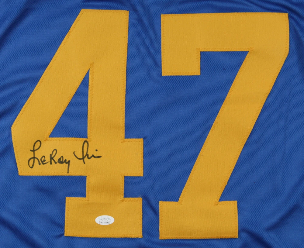 LeRoy Irvin Signed Rams Jersey (JSA) Los Angeles Defensive Back 1980–1989