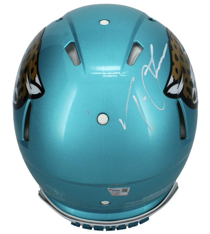 Trevor Lawrence Autographed Jaguars Authentic Flash Helmet w/ Visor Fanatics