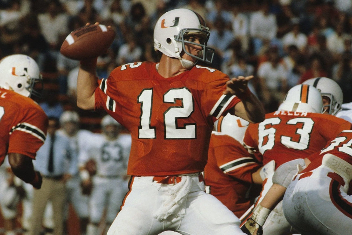 Jim Kelly Signed Miami Hurricanes Jersey (JSA COA) Buffalo Bills 4xSuper Bowl QB