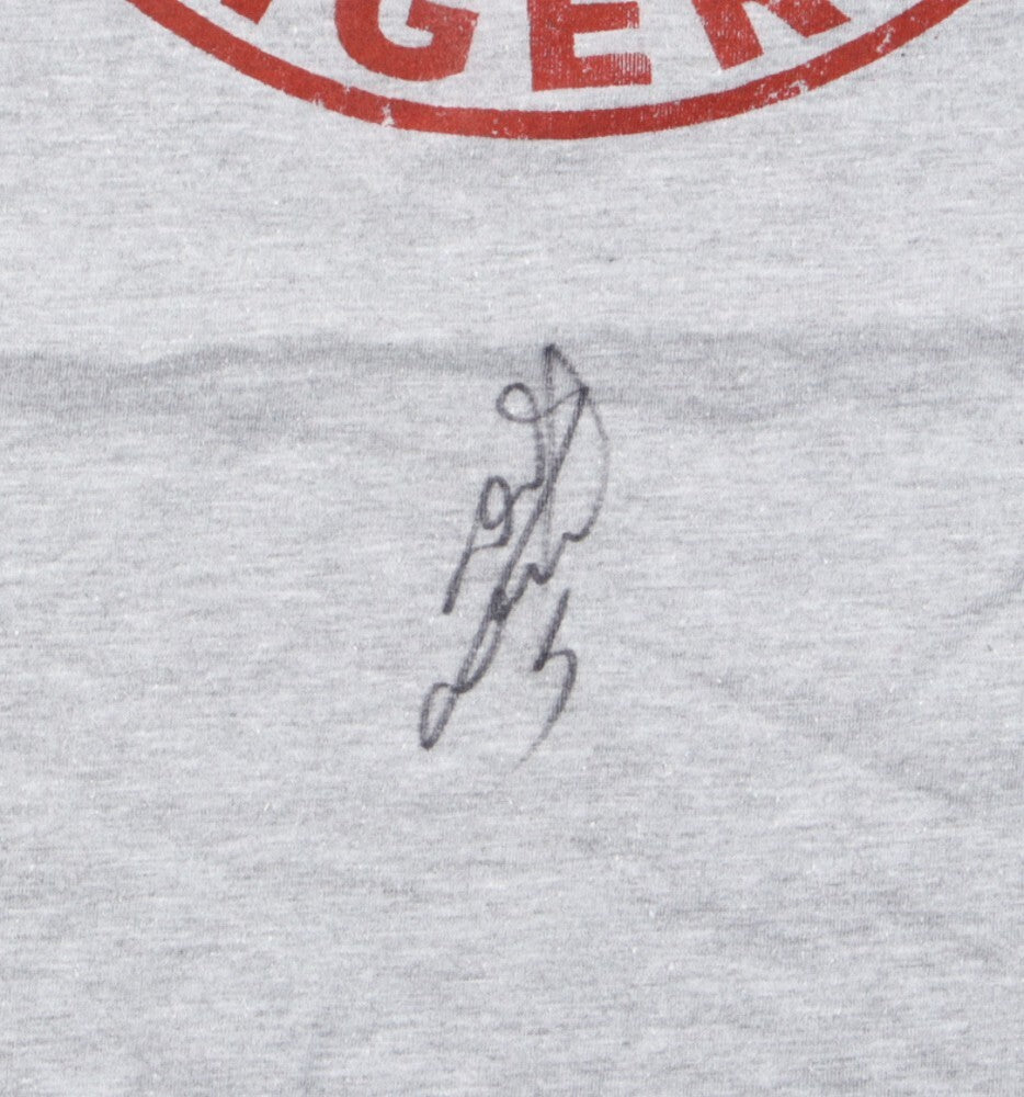 Dustin Diamond (Screech) Signed Saved by the Bell Bayside High T-Shirt / JSA QR