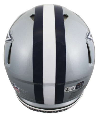 Cowboys (3) Smith, Staubach, & White Signed F/S Speed Proline Helmet W/ Case BAS