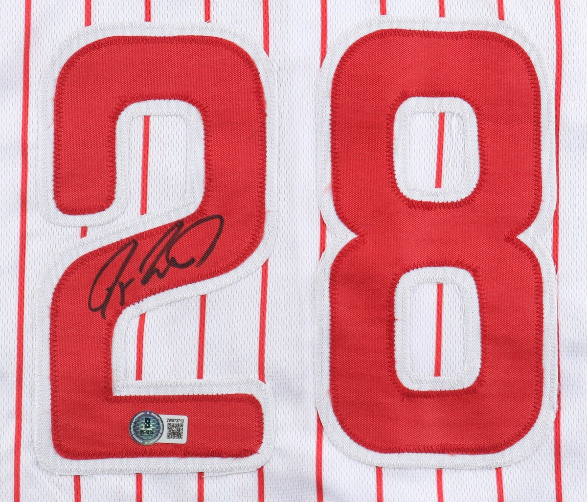 Jayson Werth Signed Philidelphia Phillies Jersey (Beckett) 08 World Series Champ