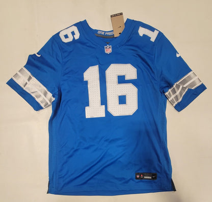 JARED GOFF SIGNED DETROIT LIONS NIKE AUTHENTIC SCREENPRINT JERSEY FANATICS QR