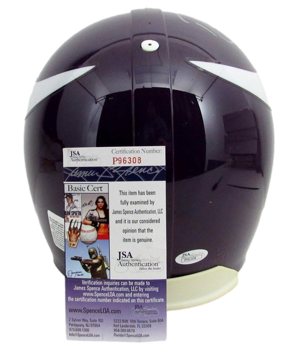 Randy Moss Vikings Signed/Auto Full Size Proline Authentic Helmet JSA 200957