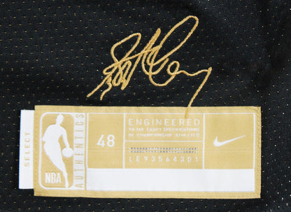 Warriors Stephen Curry Signed Black Jordan Brand Nike SC Edition Jersey BAS Wit