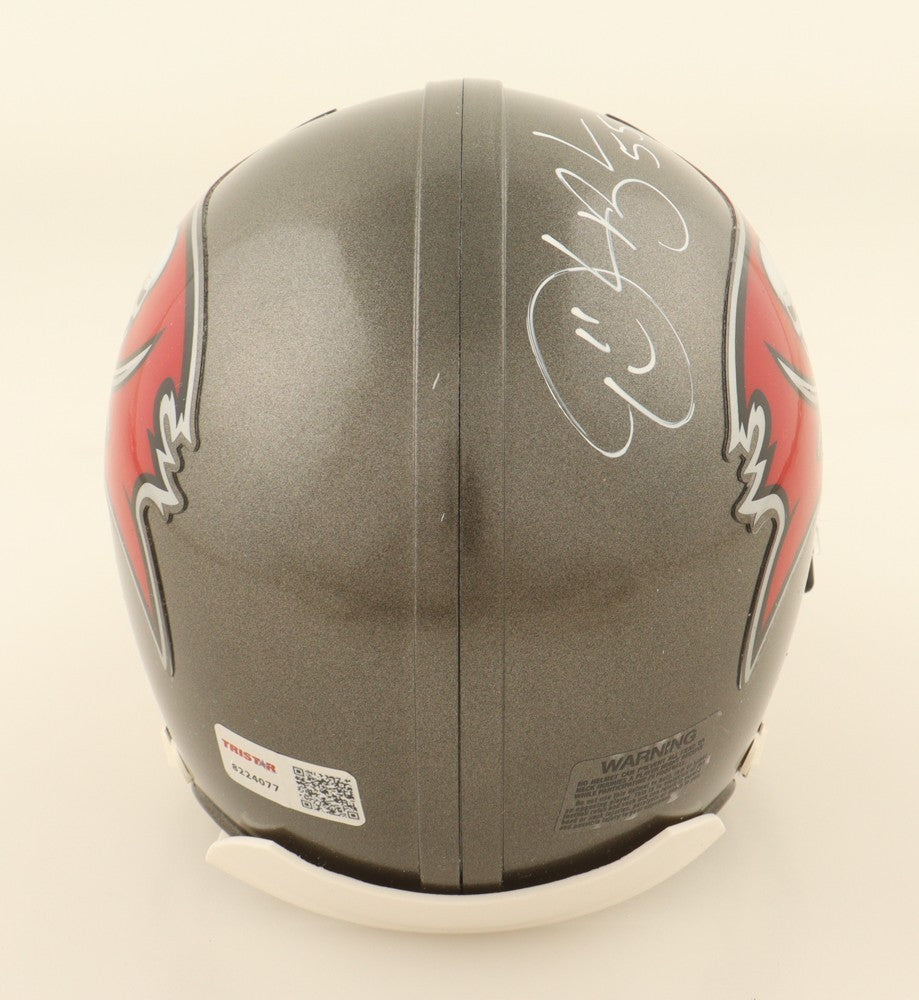 Derrick Brooks Signed Tampa Bay Buccaneers Mini Helmet (Tristar) 11xPro Bowl L.B
