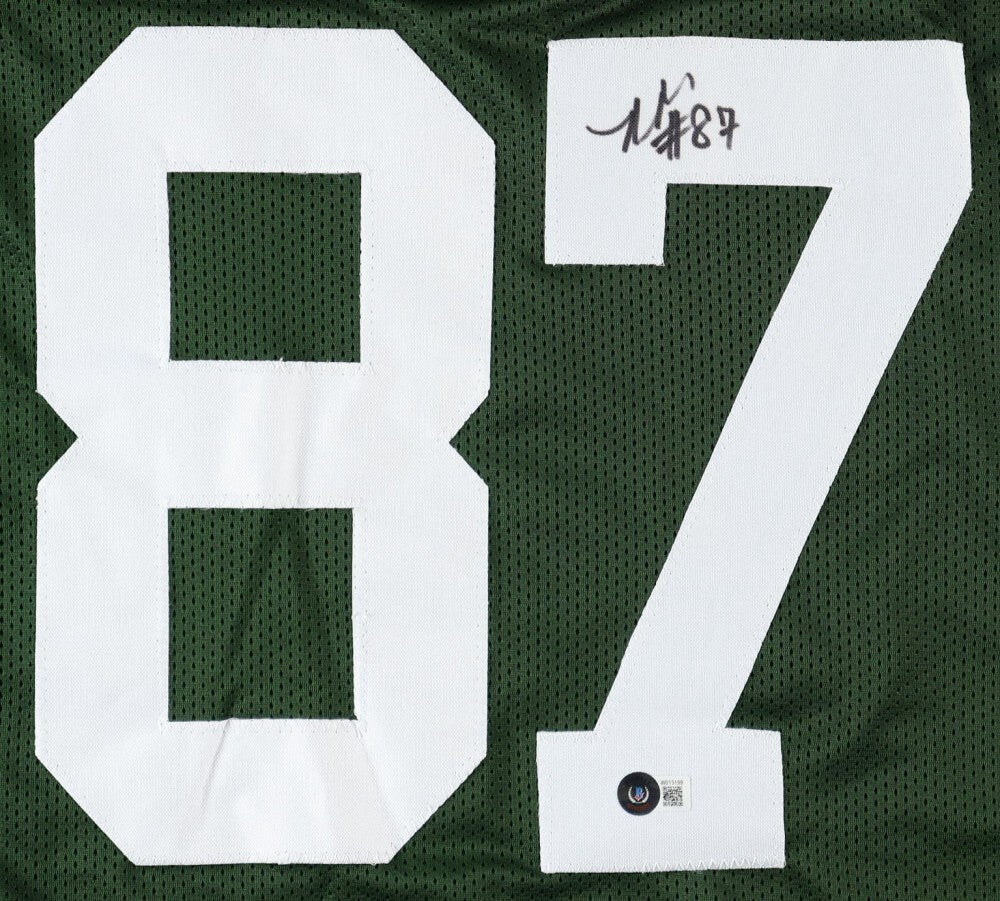 Romeo Doubs Signed Green Bay Packers Jersey (Beckett) 2022 4th Rnd Pck / Nevada
