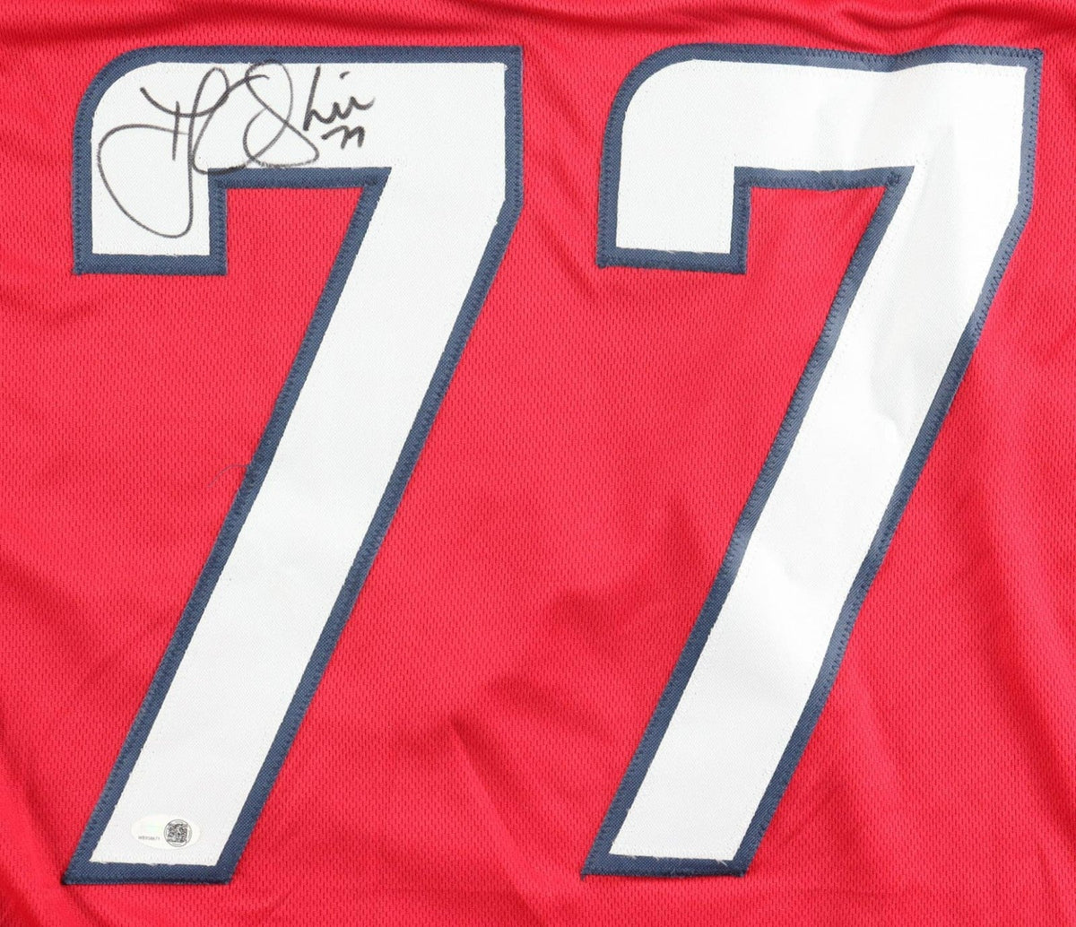 T. J. Oshie Signed Washington Capitals Jersey (JSA) 2018 Stanley Cup Champs