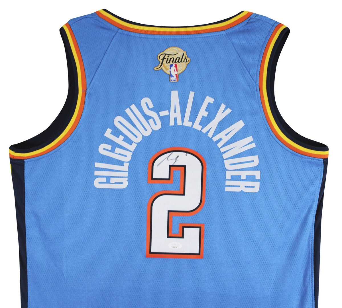 Thunder Shai Gilgeous-Alexander Signed Blue Nike Icon Ed. Jersey JSA #CD42320