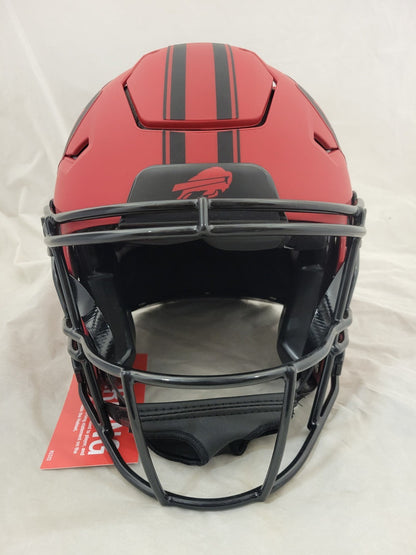 JAMES COOK SIGNED BUFFALO BILLS RAVE SPEEDFLEX AUTHENTIC HELMET BECKETT QR