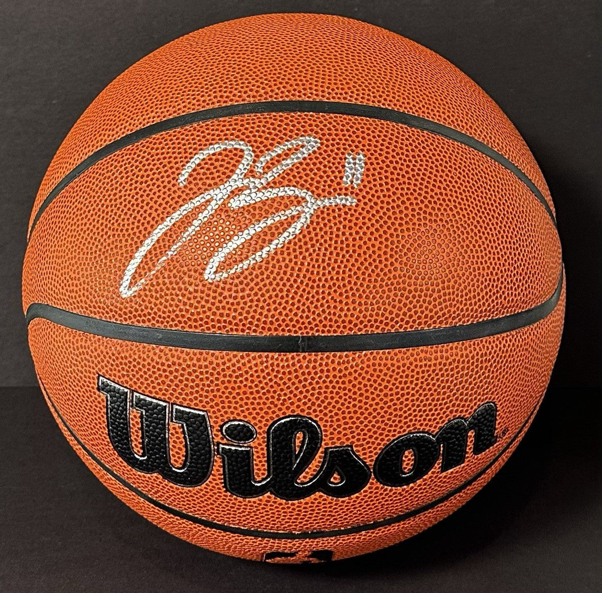 Jalen Brunson Signed Wilson I/O Basketball Knicks Mint Autograph Fanatics COA