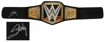 Sting Signed WWE World Championship Replica Toy Wrestling Belt - (SS COA)