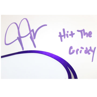 Justin Jefferson Signed Minnesota Vikings Pro Alt Helmet Griddy Beckett 52893