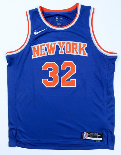 Karl-Anthony Towns Signed New York Knicks Nike Jersey (JSA) 2015 #1 Overall Pck