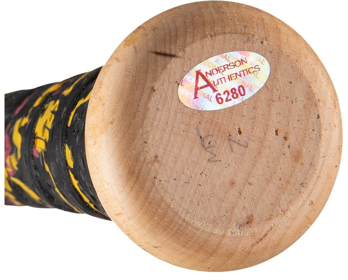 Mike Trout Signed Game Used 2021 Angels Old Hickory Bat BAS+PSA GU 10