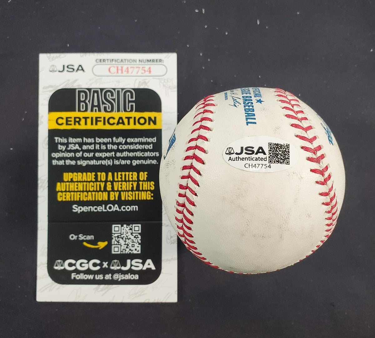 Greg Maddux Signed ML Baseball (JSA COA) 355 Wins / 3371 Strikeouts Cubs/ Braves