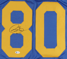 Isaac Bruce Signed Los Angeles Rams Jersey (Beckett) 4xPro Bowl Wide Receiver