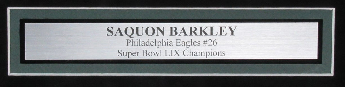 Saquon Barkley Signed/Auto 16x20 Photo Philadelphia Eagles Framed PSA 200015