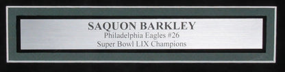 Saquon Barkley Signed/Auto 16x20 Photo Philadelphia Eagles Framed PSA 200015