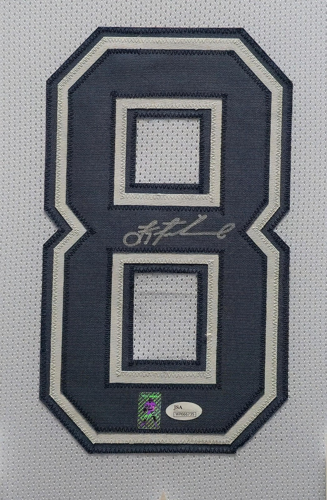 FRAMED DALLAS COWBOYS TROY AIKMAN AUTOGRAPHED SIGNED JERSEY JSA COA