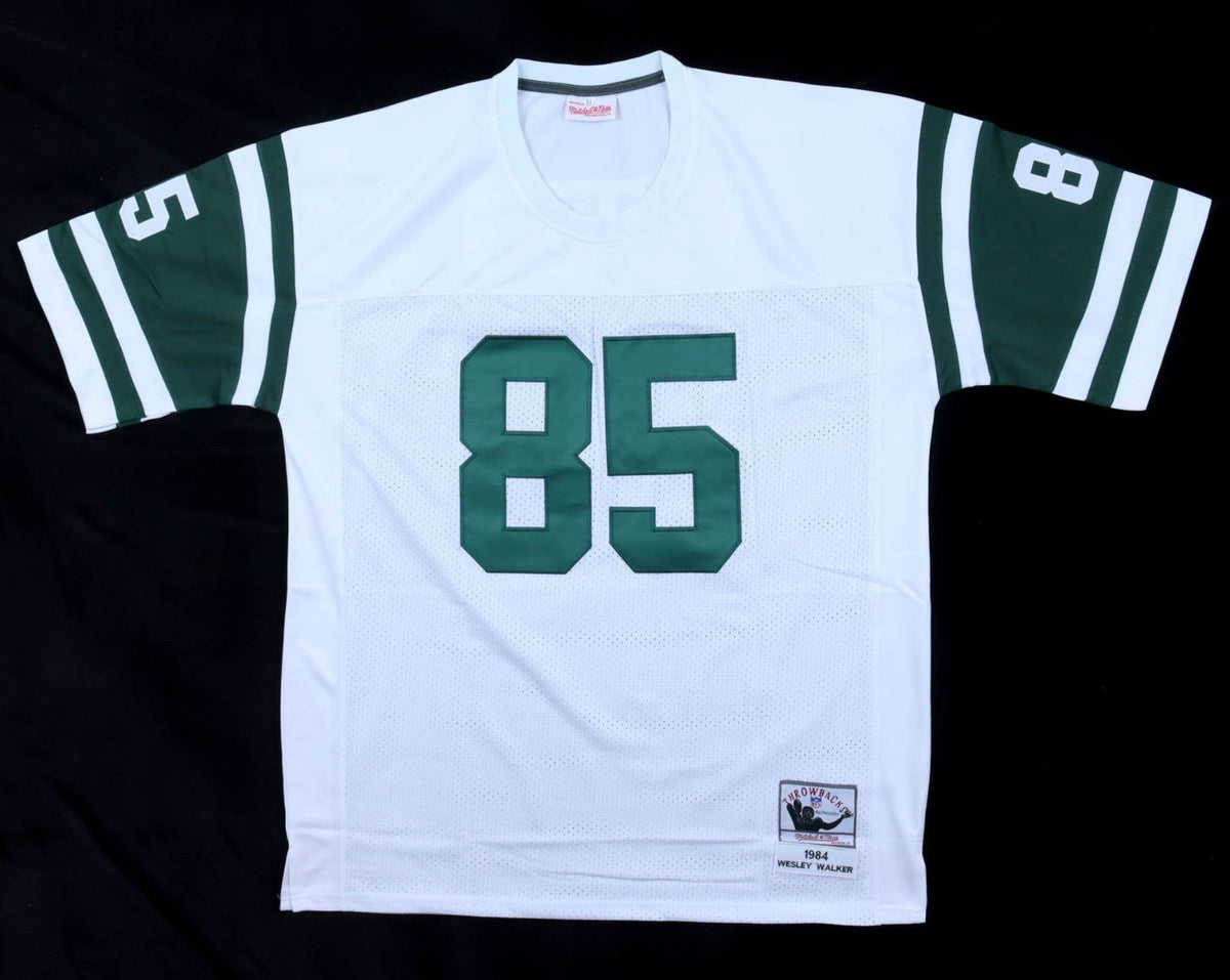 Wesley Walker Signed New York Jets Mitchell & Ness Jersey /JSA COA-2xPro Bowl WR