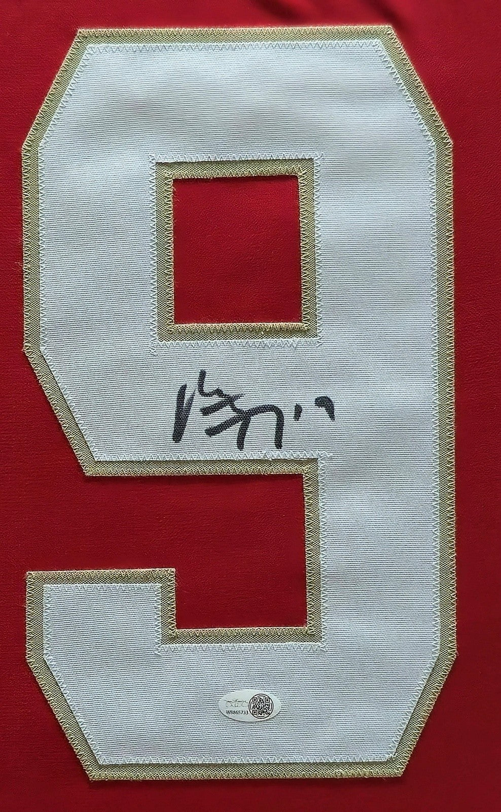 FRAMED FLORIDA PANTHERS MATTHEW TKACHUK AUTOGRAPHED SIGNED JERSEY JSA HOLO