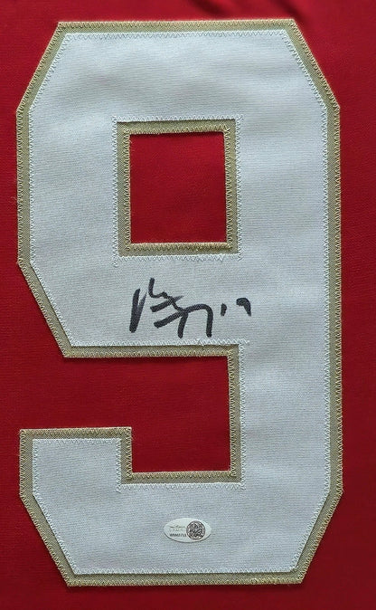 FRAMED FLORIDA PANTHERS MATTHEW TKACHUK AUTOGRAPHED SIGNED JERSEY JSA HOLO