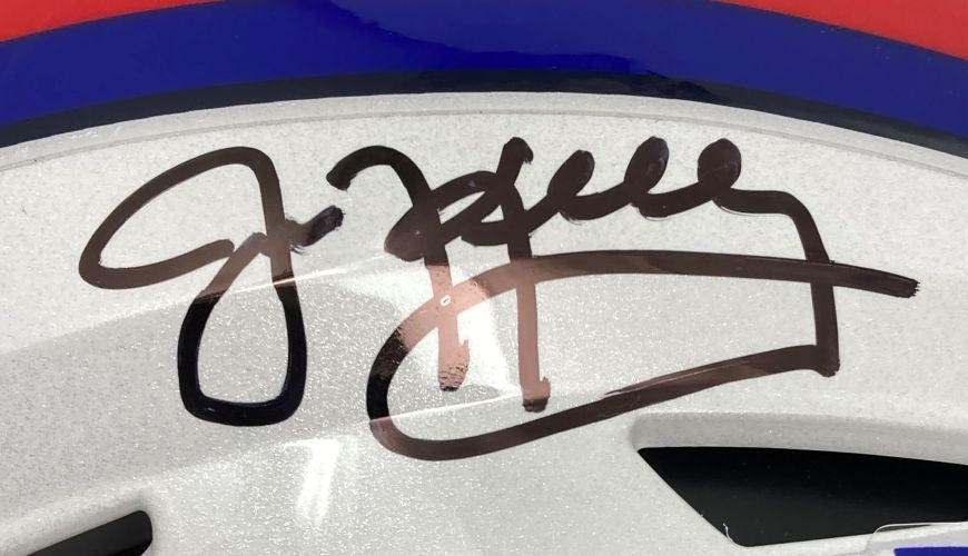 Kelly Thomas Reed Signed Bills FS Authentic SpeedFlex Helmet Bills Dynasty BAS
