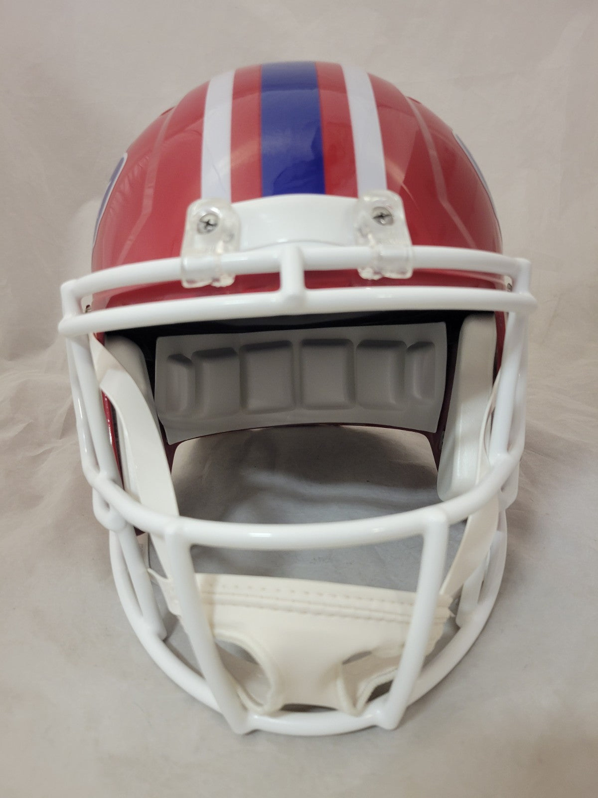 RYAN FITZPATRICK SIGNED BUFFALO BILLS F/S THROWBACK SPEED REPLICA HELMET BECKETT
