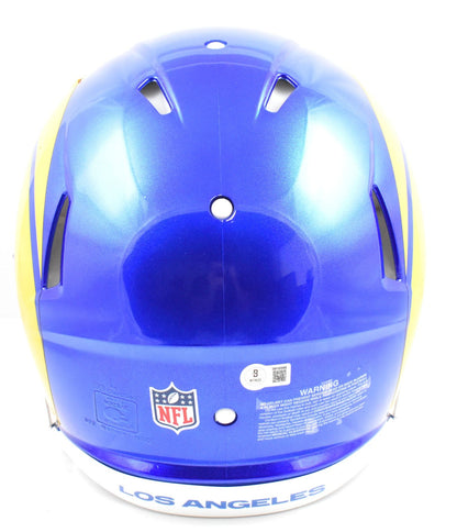Jared Verse Signed Los Angeles Rams F/S Speed Authentic Helmet - Beckett W Holo