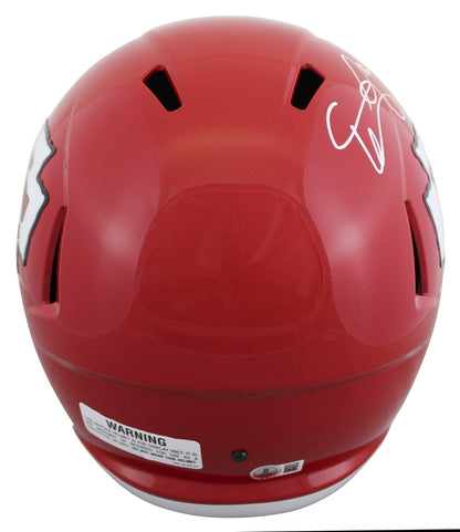 Chiefs Creed Humphrey Authentic Signed Full Size Speed Rep Helmet BAS Witnessed