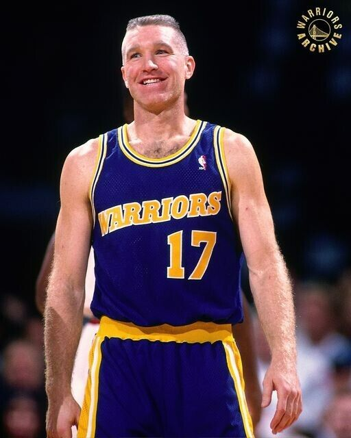 Tim Hardaway, Mitch Richmond & Chris Mullin Signed Warriors Blue Jersey Beckett