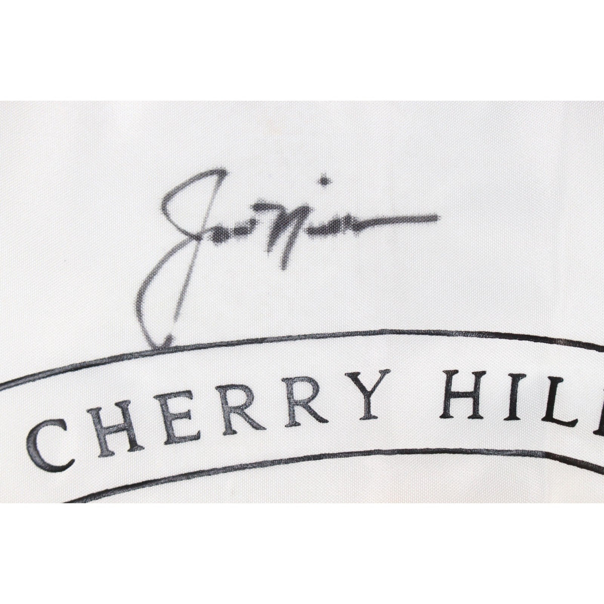 Jack Nicklaus Autographed PGA Golf Cherry Hills 93 US Senior Open Flag BAS 52851