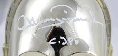 Anthony Daniels Autographed C-3PO Star Wars Miniature Helmet-Beckett W Hologram