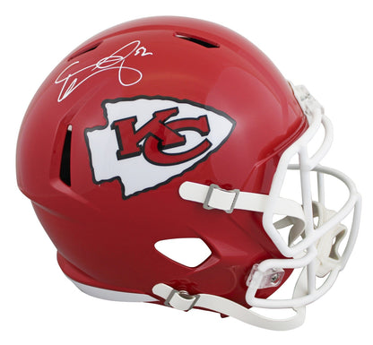 Chiefs Creed Humphrey Signed Full Size Speed Rep Helmet W/ Case BAS Witnessed